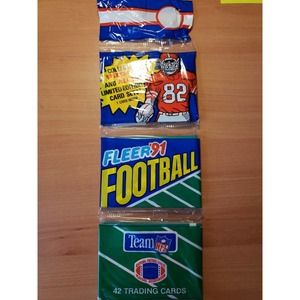 1991 Fleer Football Rack Pack - #5 Dan Marino Miami Heat Insert